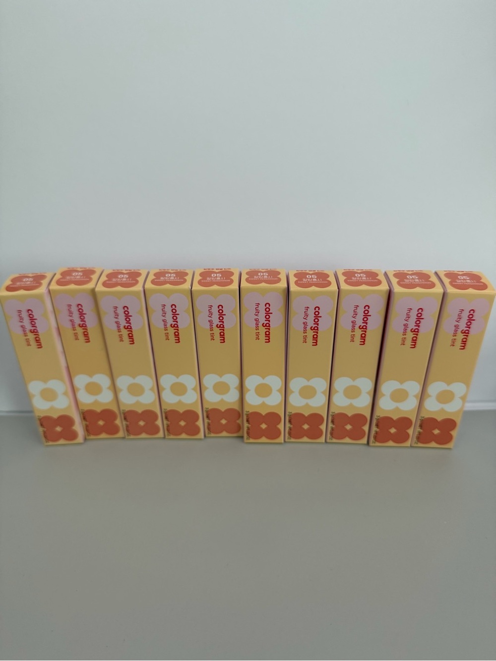 10 PCS Colorgram Fruity Glass Tint Sweet Persimmon 3g (K-Beauty) New in Box
